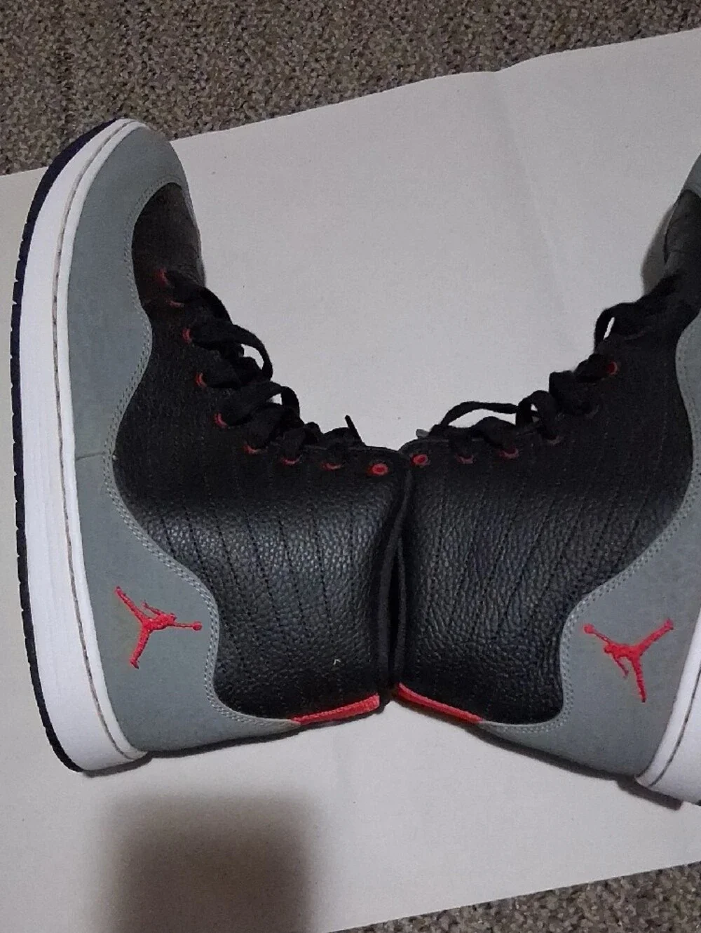 Nike Jordons KO 23  Men's Black and Gray High-Top (AR4493-16)